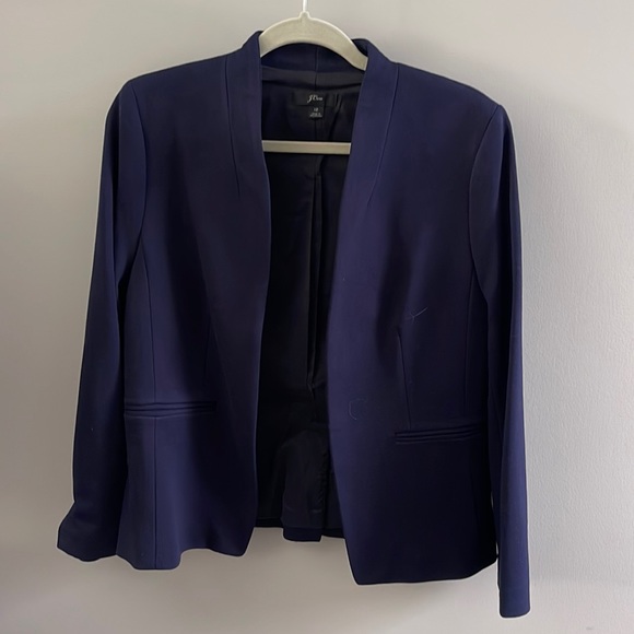 J. Crew Jackets & Blazers - J Crew Navy Blazer 12